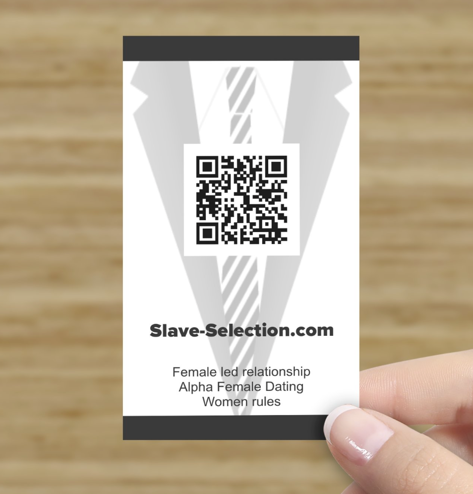 Gynarchic QR Code Invitation Card